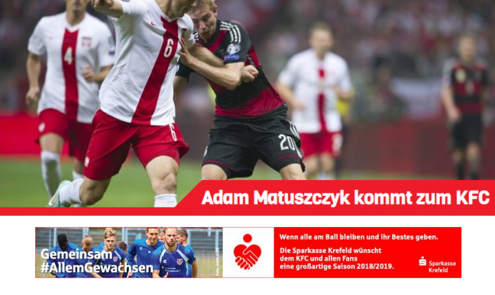 KFC Uerdingen ogłasza transfer Matuszczyka, ale DAJE ZDJĘCIE INNEGO POLAKA xD